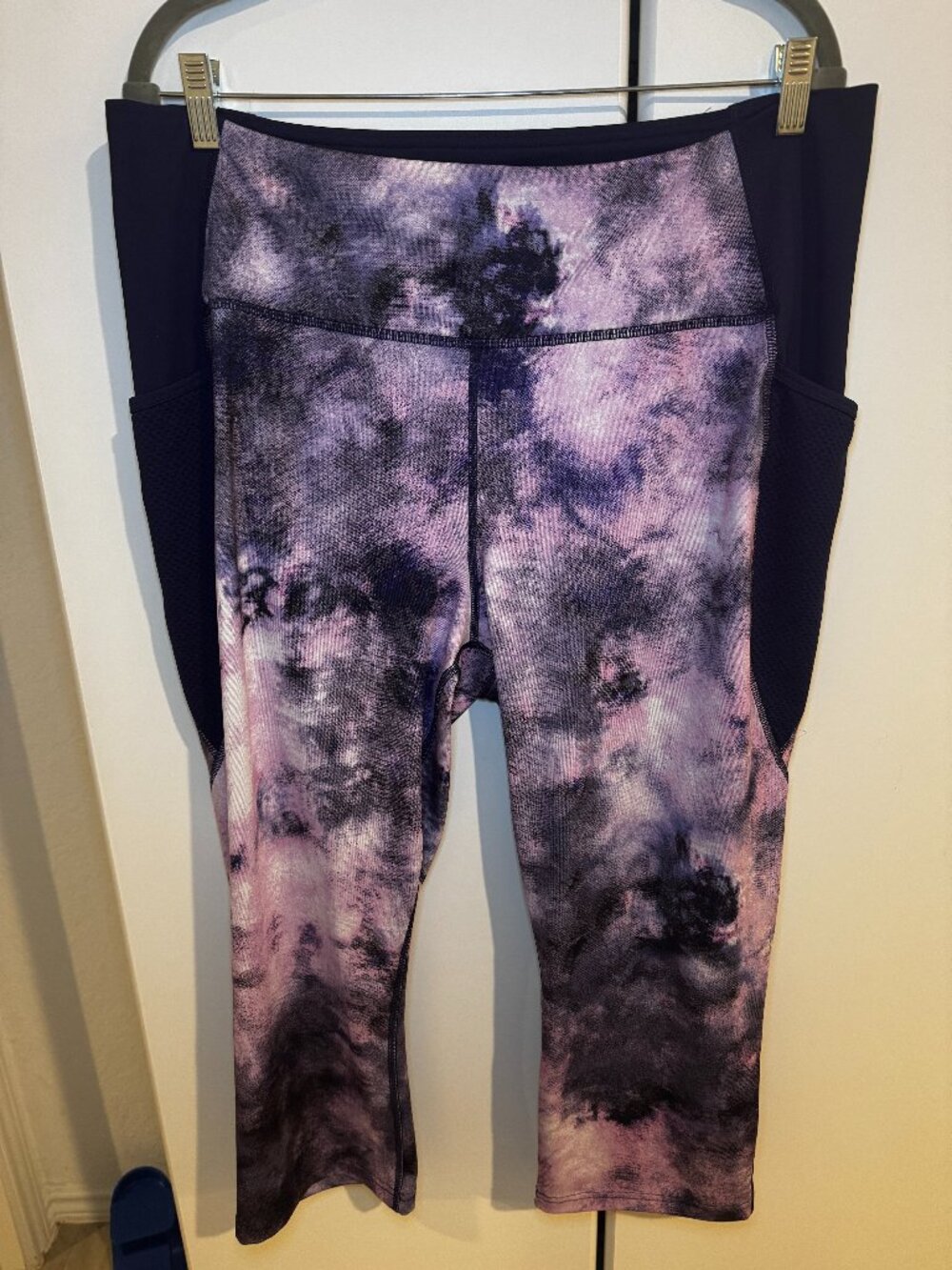 Women's Plus Workout Capris Purple 2x